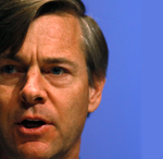 Henry Davis, president of Arden Asset Management, moderates a panel discussion at the SALT conference in Las Vegas May 15, 2014. Credit: Reuters/Rick Wilking